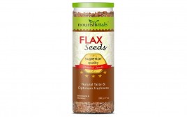 NourishVitals Roasted Flax Seeds   Jar  200 grams
